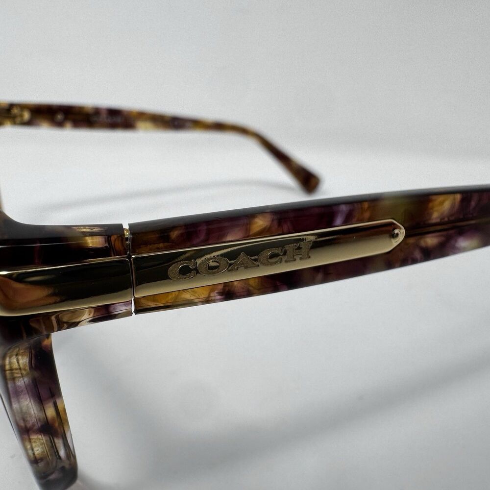 Coach HC8132 5287/13 Confetti Light Brown Sunglass Frames 57-17-135 - Picture 3 of 10